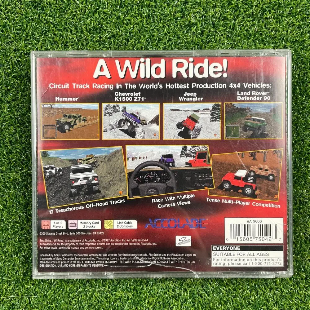 Test Drive Off Road (Sony PlayStation 1, 1997) Working